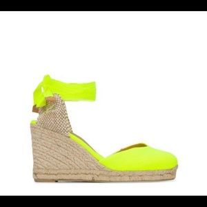 Castaner Neon espadrilles wedges